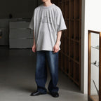 ALE-Y 88/12 Print Tee WIDE #HeatherGrey×Fade/Grey-PT [bROOTS25S36S26A]