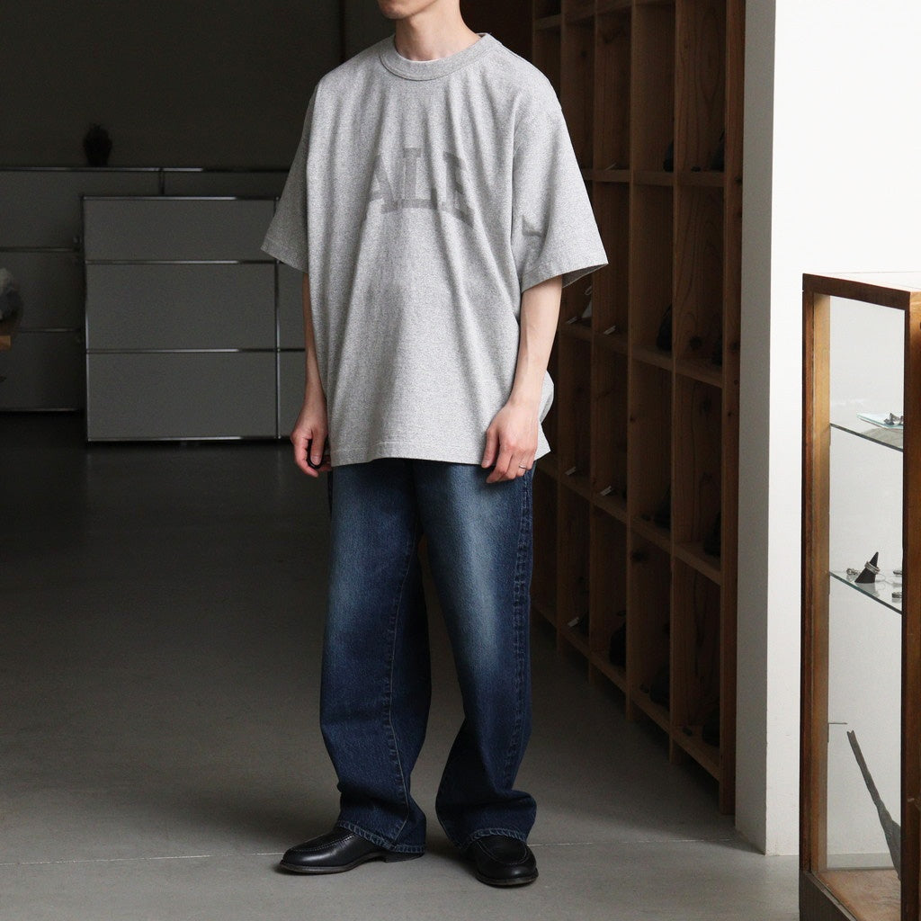 ALE-Y 88/12 Print Tee WIDE #HeatherGrey×Fade/Grey-PT [bROOTS25S36S26A]