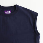 Cotton Jersey Sleeveless Tee #Navy [N25SH059]