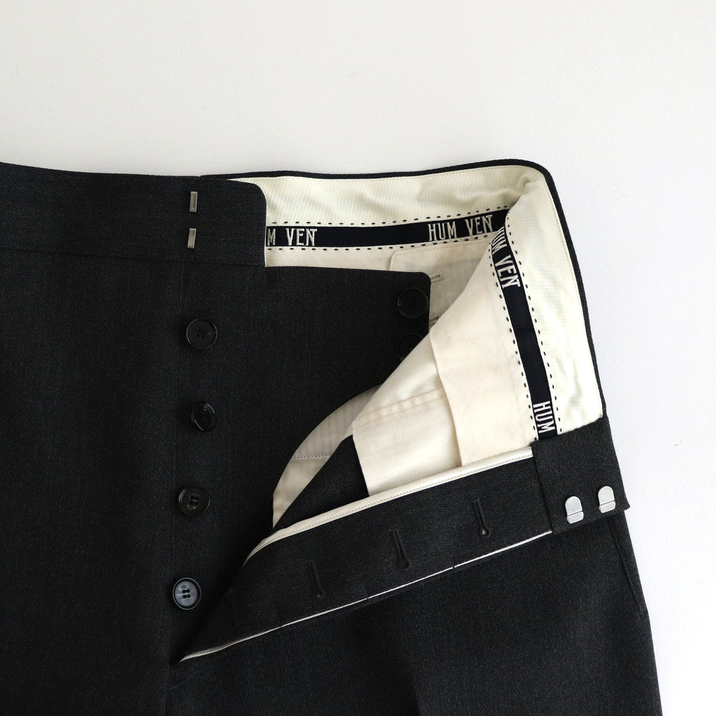 SOLIS CAVALRY TROUSERS #CHARCOAL [HV301501ER]