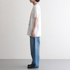 INKJET PRINT SHORT SLEEVE T-SHIRT #WHITE [DNS25T05]