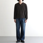 BABY WOOL V NECK #BROWN [BN-26FM-041]