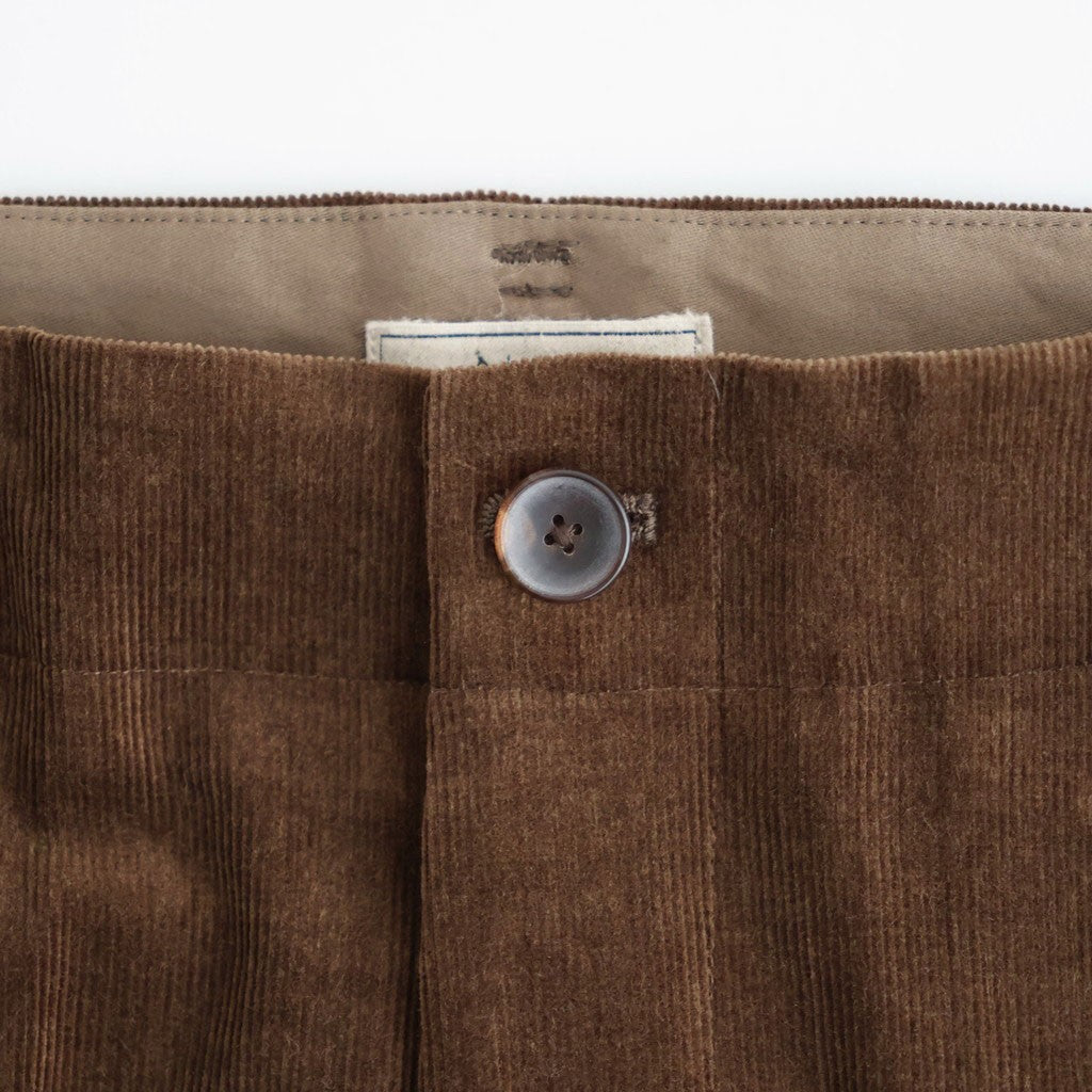 Finx Cotton Corduroy Wide Trousers #Lt. BROWN [NEP-AW2659 ]