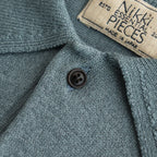 Washi Cotton Knit Polo Shirt #BLUE [NEP-SS2530M]