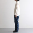 Co/Silk Nep Harf-zip P/O #Ivory [BHS25S037F26]
