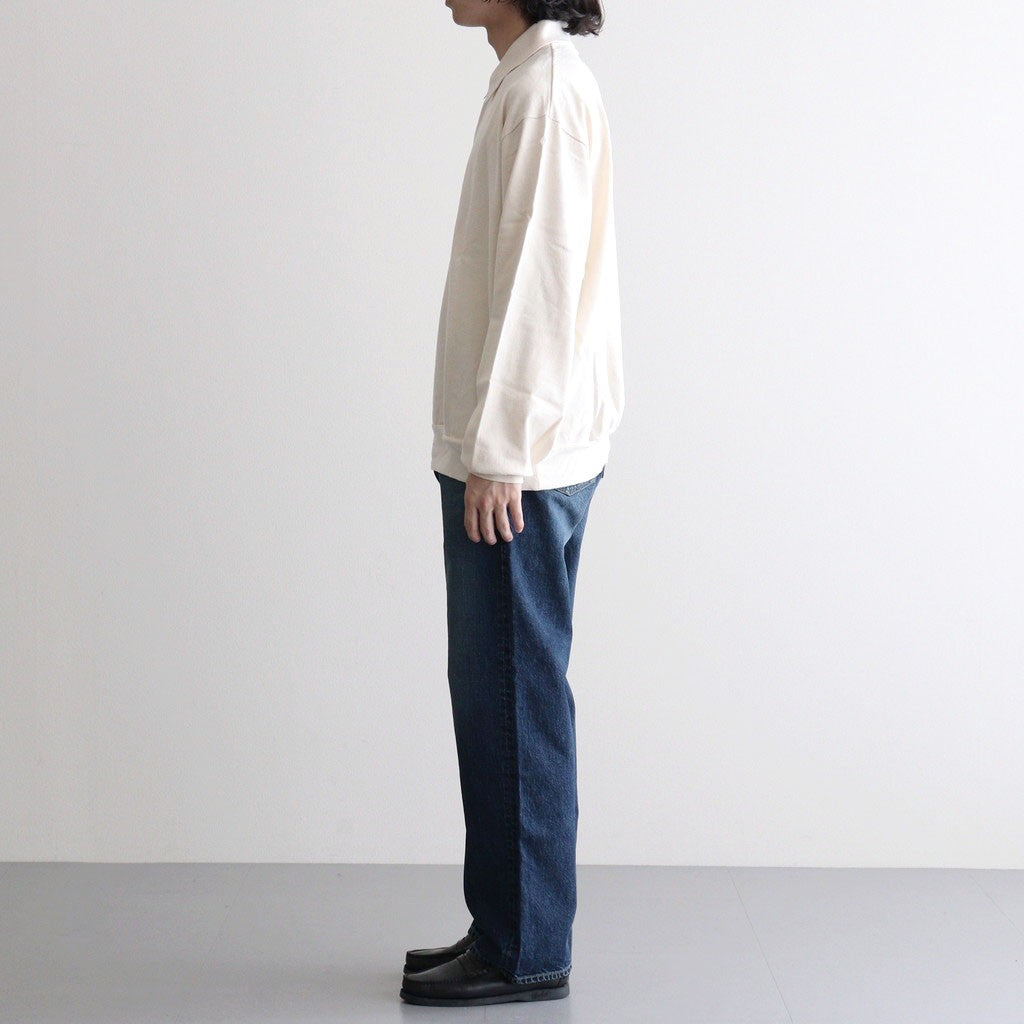 Co/Silk Nep Harf-zip P/O #Ivory [BHS25S037F26]