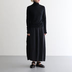 Wool Rib Turtle Neck #Black [BHSW24F12F26]