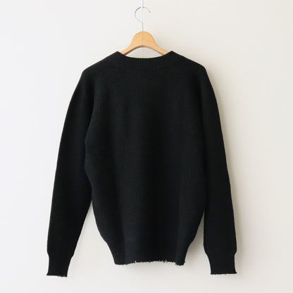 Wool Harf Cardigan ST V-neck #DARK Charcoal [NEP-AW2403]