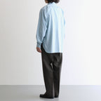 TWEED WOOL ONE TUCK TROUSERS #BROWN [BN-26FM-023]
