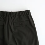 DOUBLE PLEATED SEMI EASY TROUSERS #DARK SAGE [A26C07PT02C]