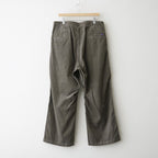 Corduroy Wide Straight Field Pants #Olive [N26FC052]