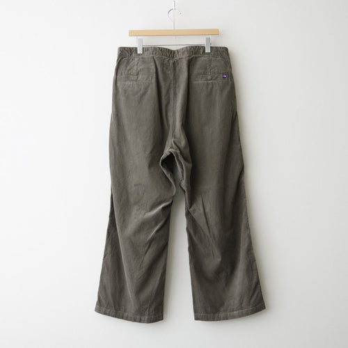 Corduroy Wide Straight Field Pants #Olive [N26FC052]