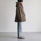 Quilting Field Mountain Parka #Brown [N25FA087]