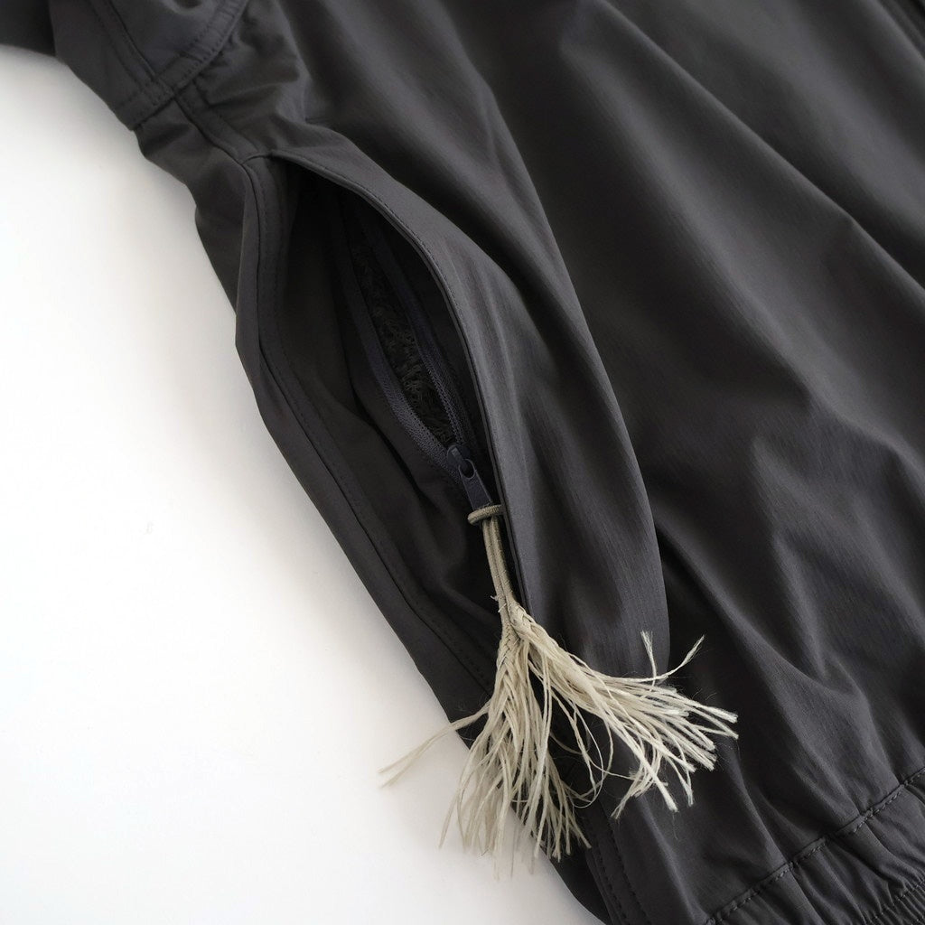 SM SWINGTOP JACKET Nylon Rip Polartec Alpha #Charcoal [25f_SMMF244068]