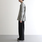 ORIGINAL PRINTED OPEN COLLAR SHIRTS (Animal Drawing) Long-sleeve #CELADONN [251OJ-SH18]