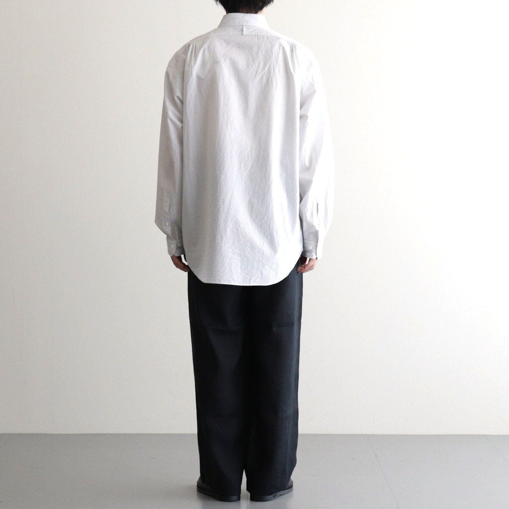Cottton Silk Check Standard Shirt #White Check [NEP-SS2645]