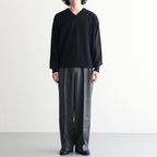 BABY WOOL V NECK #BLACK [BN-26FM-041]