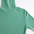 Wool Rib Turtle Neck #FadeGreen [BHSW24F12F26]