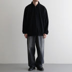 Co/Silk Nep Harf-Zip P/O #Black [BHS25S037S26]