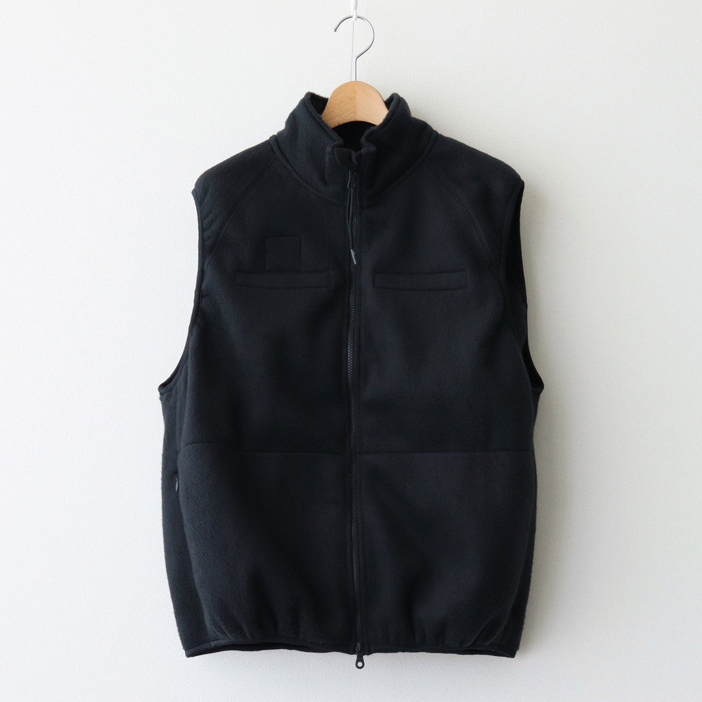 LEVEL3 Fleece Vest #Black [bROOTS24F13]