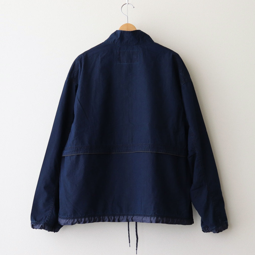 Indigo Field Track Jacket #Indigo [N25SA022]