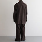 舒適西裝外套 #棕色卡其色 [A23C-04JK01C]