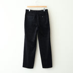 CLASSIC FIT DOUBLE PLEATED TROUSERS #BLACK [A25C13PT02C]