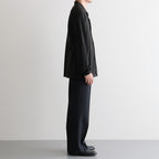 REGULAR FIT STRAIGHT TROUSERS #GRAY BIRD’S-EYE [M26C10PT03C]