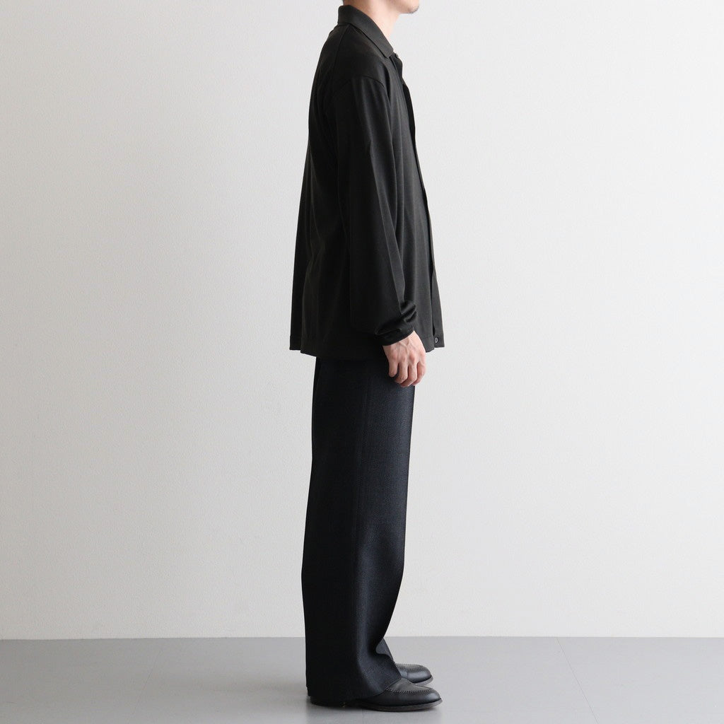 REGULAR FIT STRAIGHT TROUSERS #GRAY BIRD’S-EYE [M26C10PT03C]