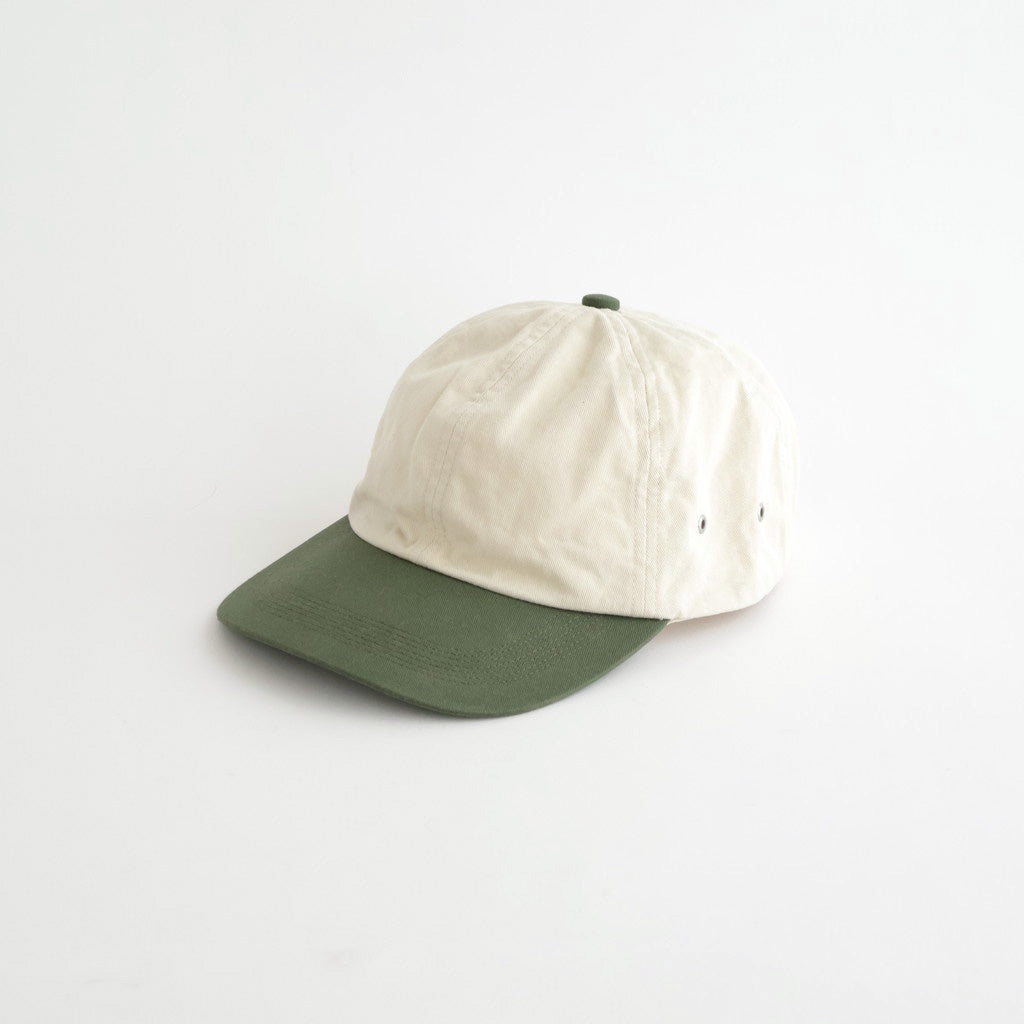 COMBINATION BILL CAP #IVORY×GREEN [PMAV-AC05]