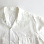 ORGANIC COTTON WASHER SATIN OPEN/C SH #WHITE [16551 50343]