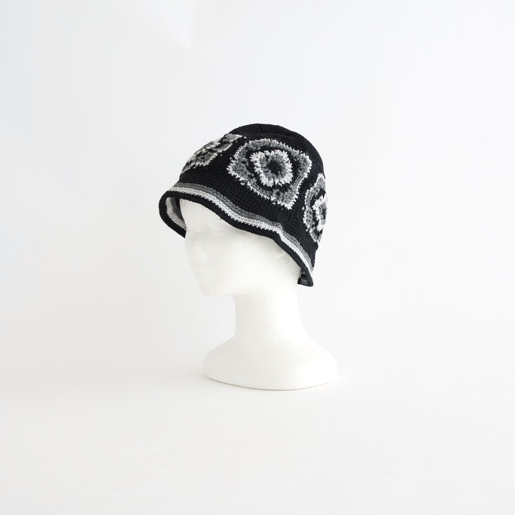 CROCHET HAT - SUNBIRD #BLACK [X01001]