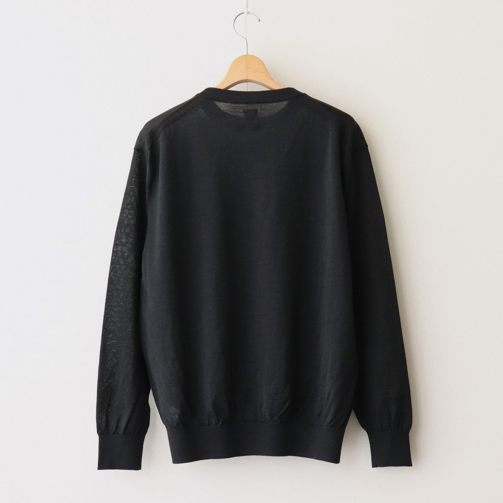 CHOMA CREW NECK #BLACK [BN-25SM-058]