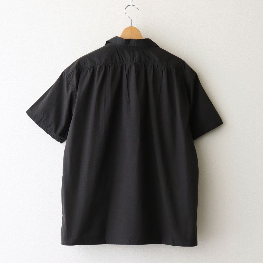 BACK GATHERING SS SHIRT #CHARCOAL [PMAT-SS04]