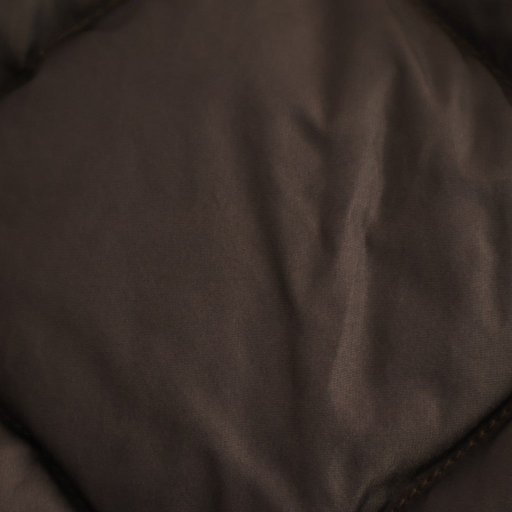 HIGH-COUNT SILK MITTEN PUFF JACKET #WHISKY [252OJ-JK13]