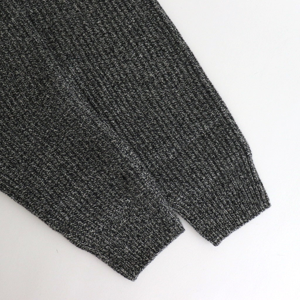 WOOL CASHEMERE DRIVERS KN #BLACK [17042 60079]