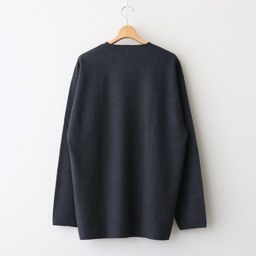 Rough&Smooth Thermal Over NeckL/S #HeatherCharcoal [bROOTS24F30F25]