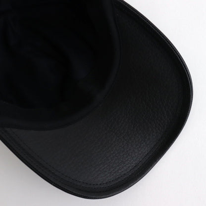 STEERHIDE CURVED VISOR CAP - LAPHROIG (EXCLUSIVE) #BLACK [X01009]