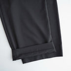DOUBLE PLEATED BUGGY TROUSERS #CHARCOAL GRAY [M26C06PT01C]