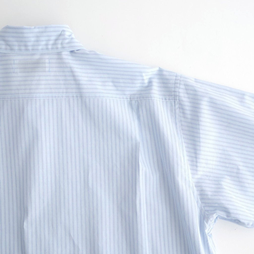 REGULAR COLLAR SHIRT #SAXE STRIPE [M26A05SH01C]