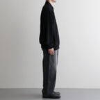 Co/Silk Nep Harf-Zip P/O #Black [BHS25S037S26]