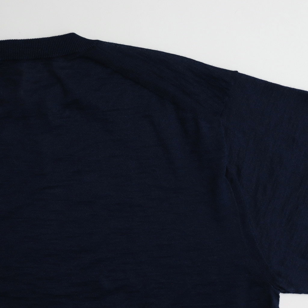 CHOMA CREW NECK #DARK BLUE [BN-25SM-058]