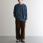 CREW NECK #FADED BLUE [M24C13CS02C]