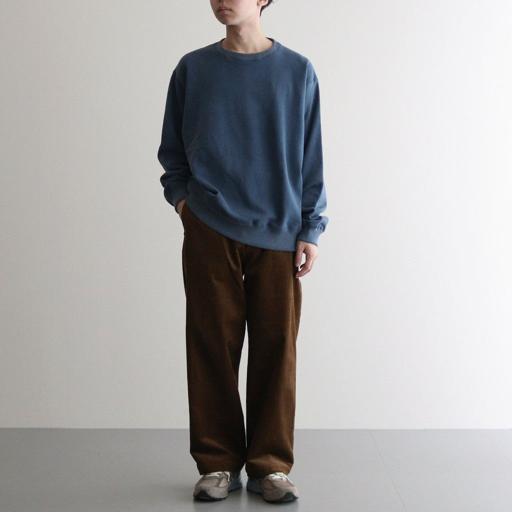 CREW NECK #FADED BLUE [M24C13CS02C]