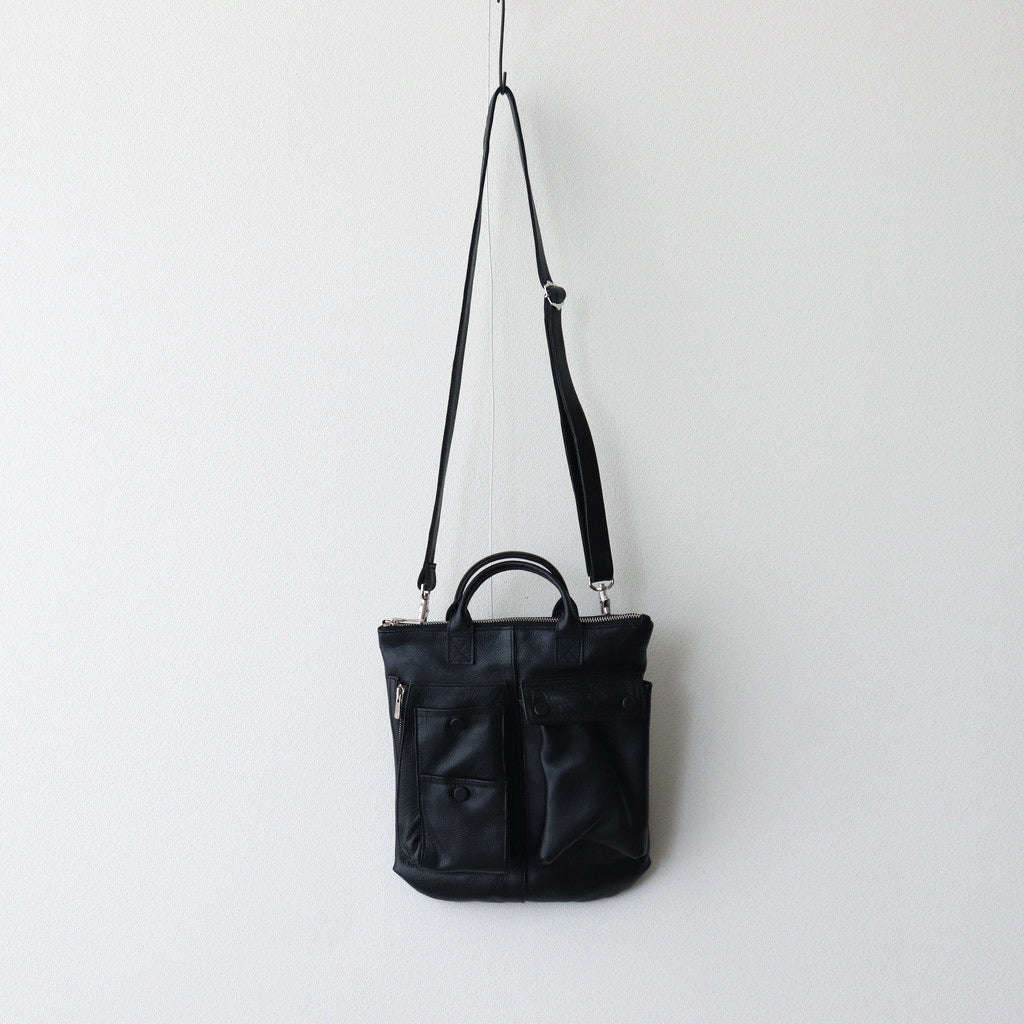 HELMET BAG MINI #BLACK [BG-20-C-COW]