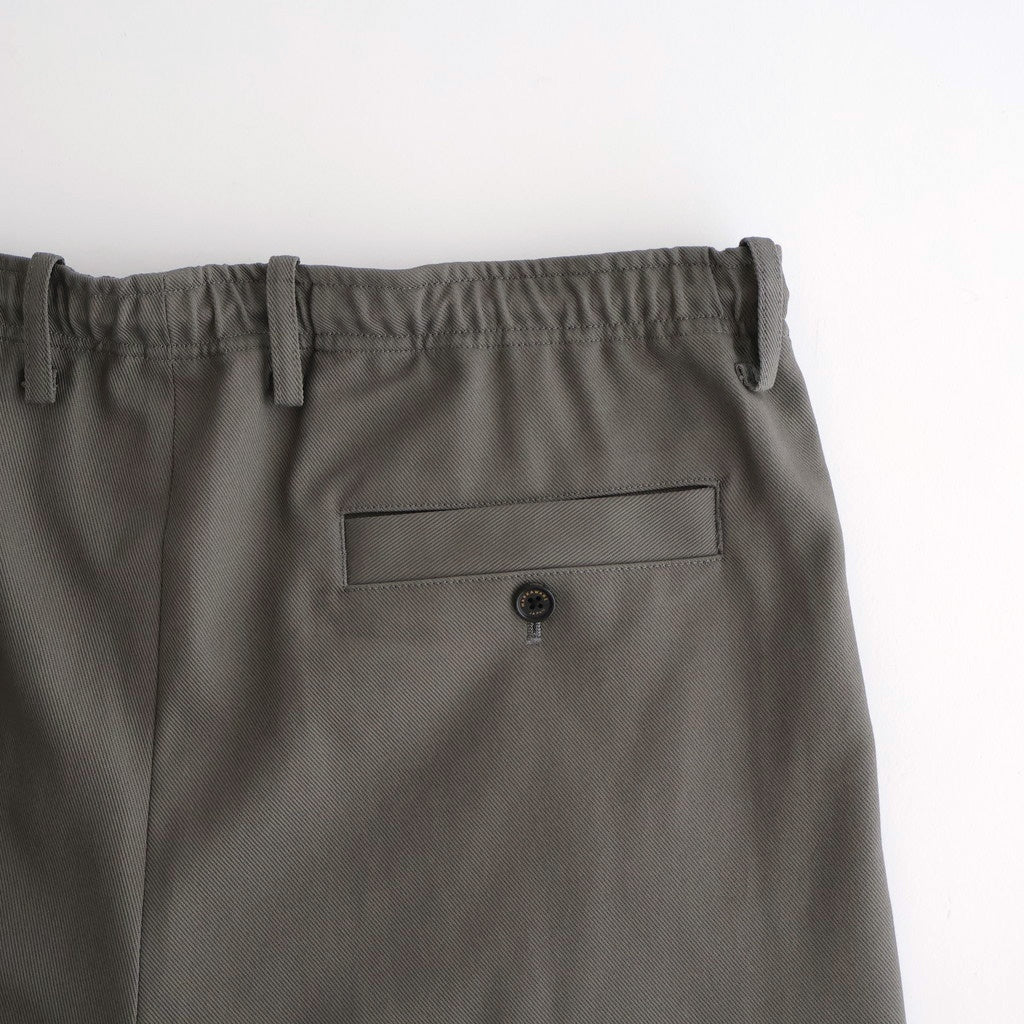 DOUBLE PLEATED EASY TROUSERS #GRAY [A26A93PT02C]
