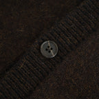 BABY ALPACA KURUMI TENJIKU V CARDIGAN #BROWN [BN-25FM-059]