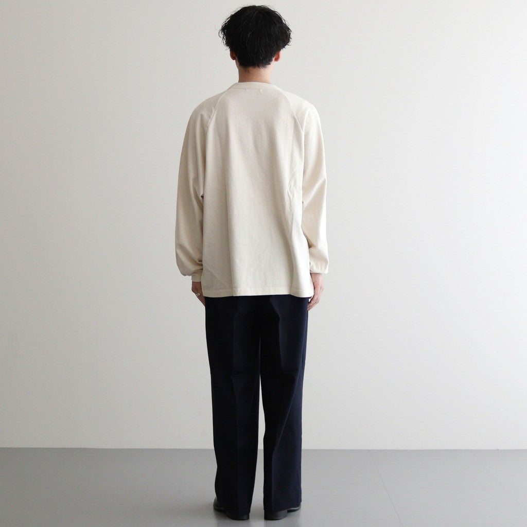 Co/Silk Nep Raglan Tee #Ivory [BHS24F037]