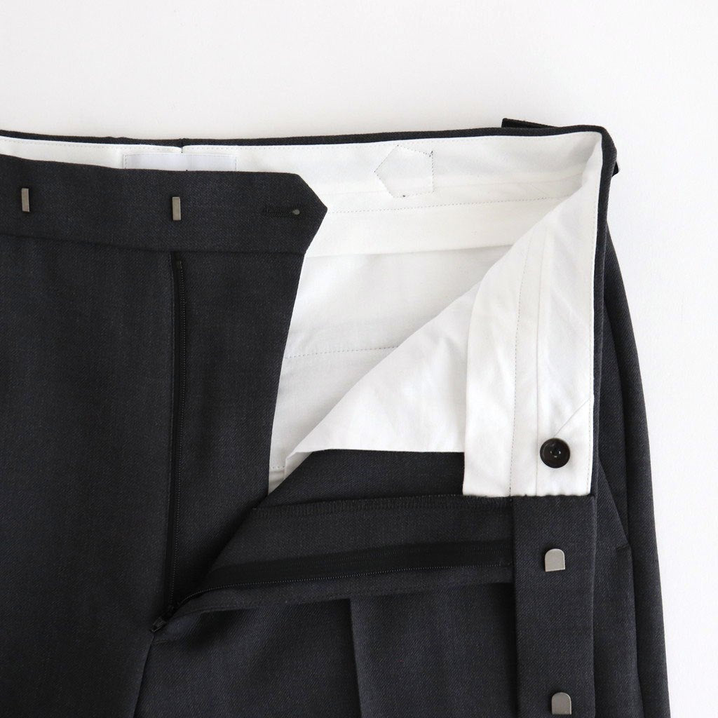 REGULAR STRAIGHT TROUSERS #CHARCOAL GRAY [M25C07PT02C]