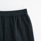 Cotton Linen Poly Pencel Skirt #Charcoal [NEP-SS2632]